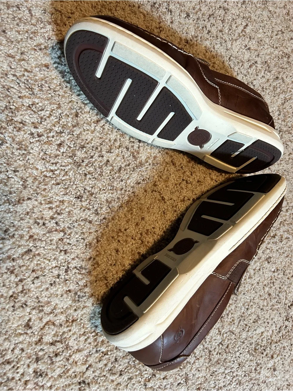 Born Men's Brown Slip-On Casual Loafers Light Use